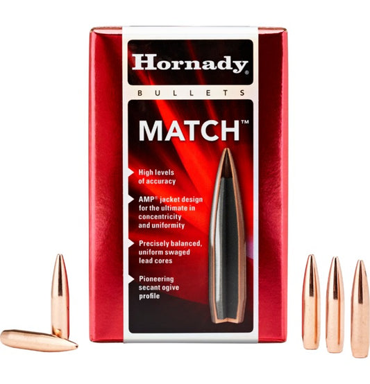 HORNADY 22 /224 75GR BTHP MATCH (100)