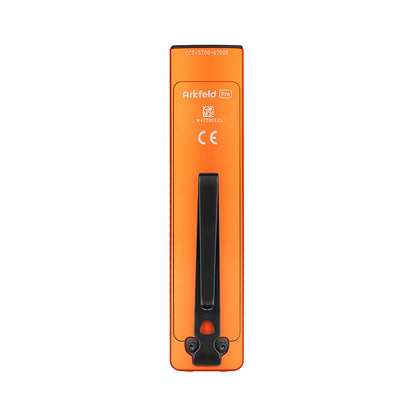 ARKFELD PRO FLAT EDC TORCH WITH LED LIGHT & UV & LASER - ORANGE