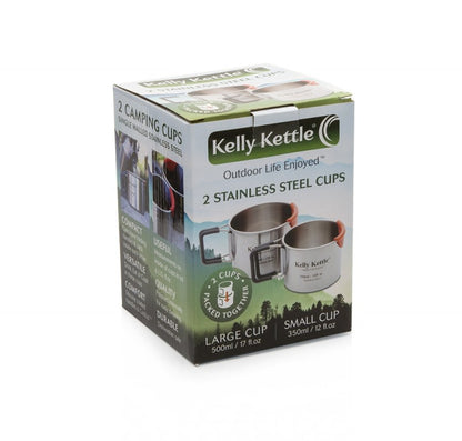 KELLY KETTLE Camping Cup Set (350 & 500ml)