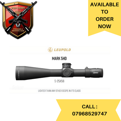 LEUPOLD MARK 5HD 5-25x56 35mm RIFLE SCOPE