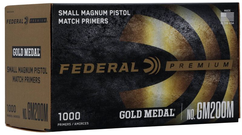 FEDERAL GOLD MEDAL MAGNUM SMALL PISTOL PRIMERS