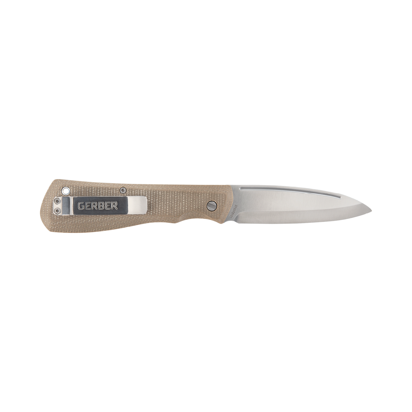 GERBER MANSFIELD FE (DP FOLDING CLIP KNIFE) NATURAL MICARTA NAURAL