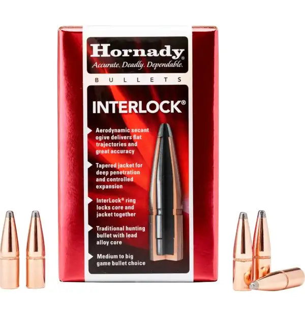 HORNADY 30 / 308 150gr INTERLOCK SPIRE POINT