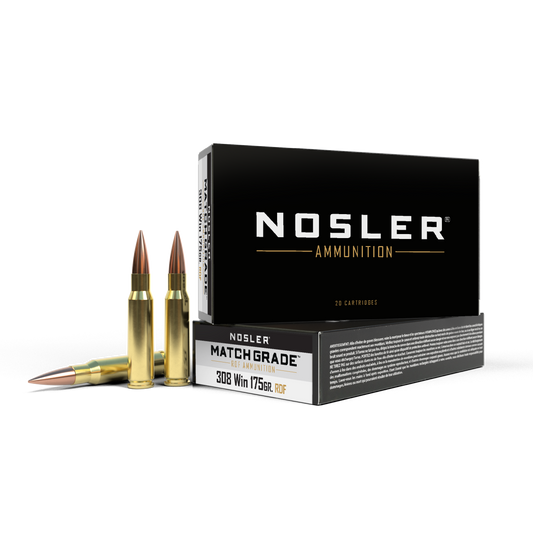 NOSLER 308 WIN 175GR RDF MATCH GRADE