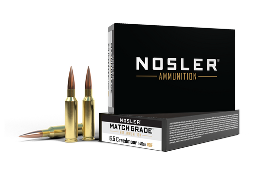 NOSLER 6.5 CREEDMOOR 140GR RDF MATCH GRADE