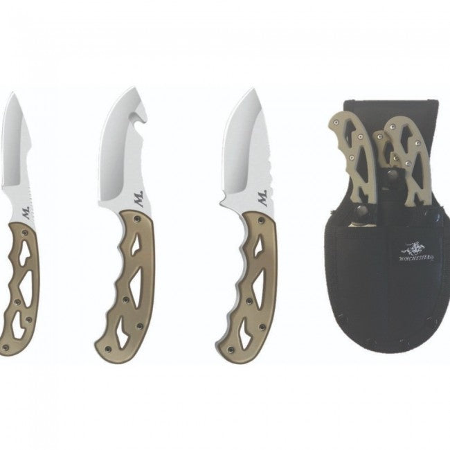 GERBER WINCHESTER® DEER SEASON XP® SUPERLIGHT 4 PIECE FIXED BLADE SET