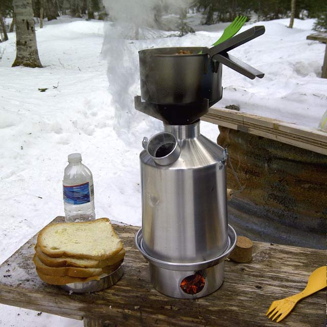 KELLY KETTLE 'Scout' 1.2 ltr (Stainless Steel) + Whistle