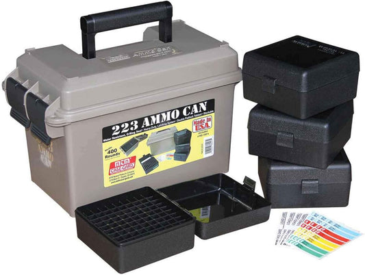 MTM AMMO CAN 223 - INCLUDES 4 x RS100 AMMO BOXES