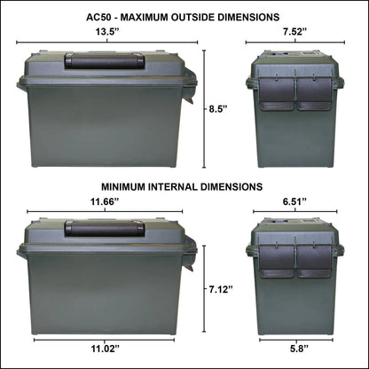 MTM AMMO CAN 50 CAL