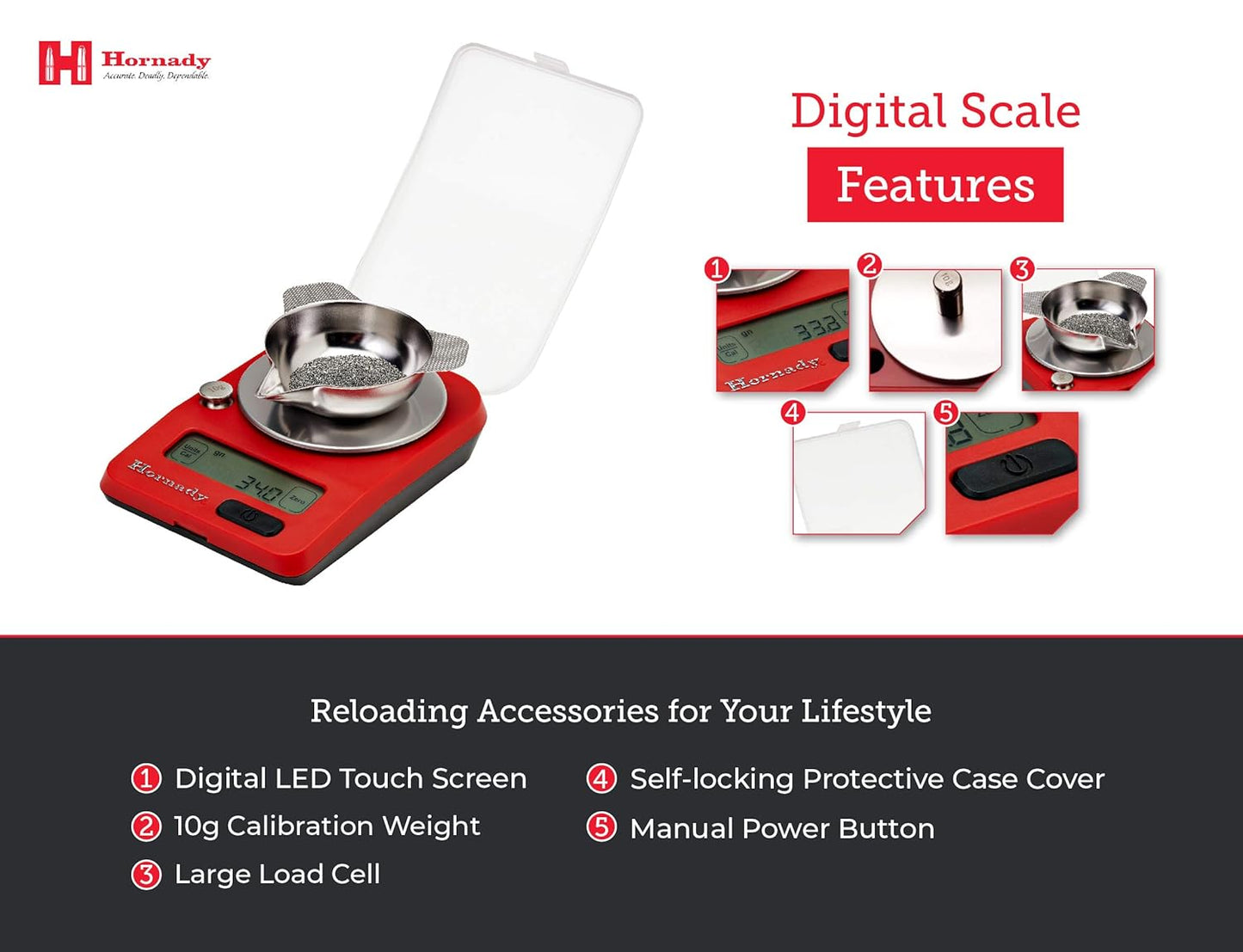 HORNADY G3-1500 ELECTRONIC SCALE