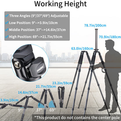 HEAVY DUTY CARBON FIBRE 40MM TRIPOD