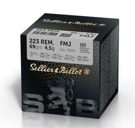 SELLIER & BELLOT 223 69GR FMJ (100)