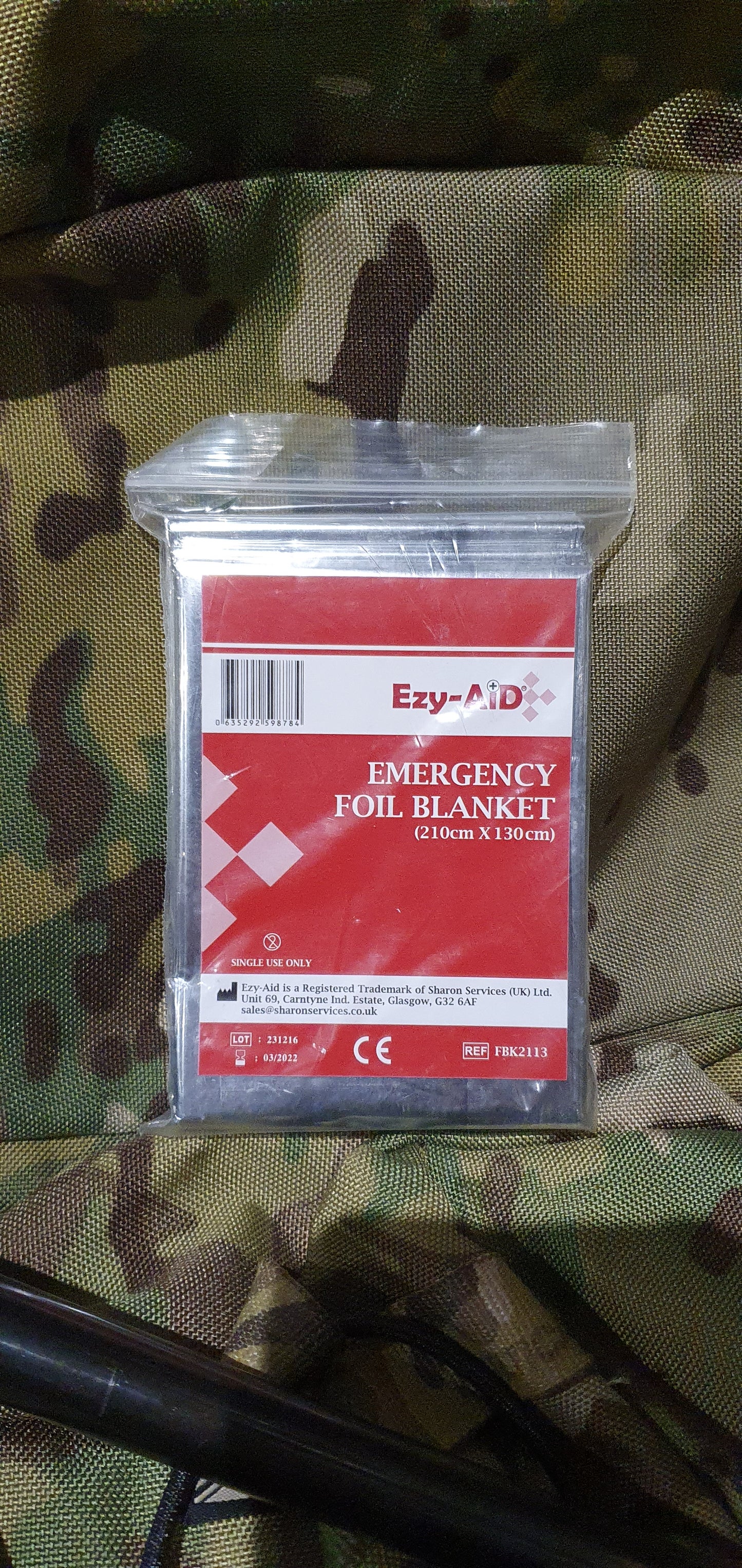 EMERGENCY FOIL BLANKET