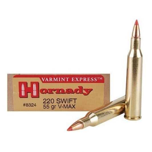 HORNADY 220 SWIFT 55G V-MAX