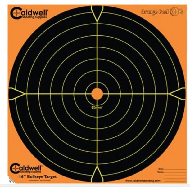 CALDWELL ORANGE PEEL 16' BULLSEYE (2 PACK SIZES)