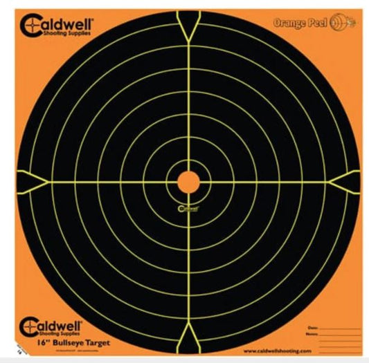 CALDWELL ORANGE PEEL 16' BULLSEYE (2 PACK SIZES)